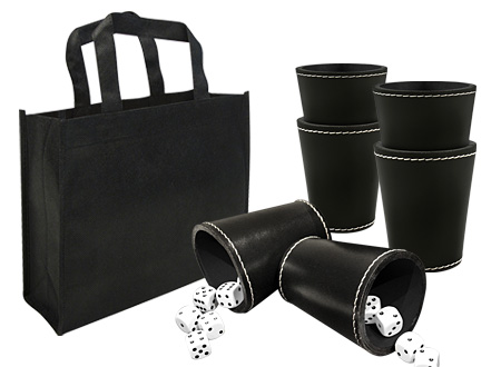 Set de 6 Cachos de PU Negro