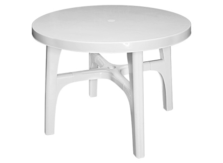 Mesa Plstica Redonda